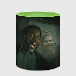 Кружка 3D Извне тук-тук, цвет: 3D-белый + светло-зеленый — фото 2