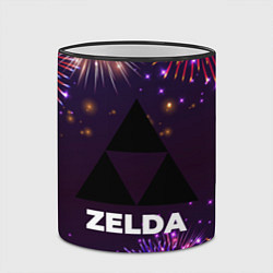 Кружка 3D Праздничный Zelda, цвет: 3D-черный кант — фото 2