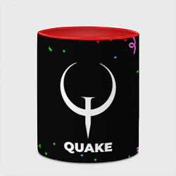 Кружка 3D Quake конфети, цвет: 3D-белый + красный — фото 2