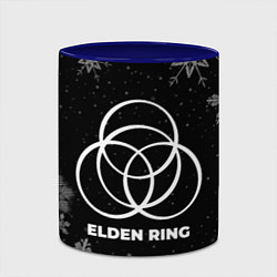 Кружка 3D Снежный Elden Ring, цвет: 3D-белый + синий — фото 2