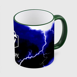 Кружка 3D Rainbow six storm, цвет: 3D-зеленый кант