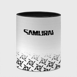 Кружка 3D Samurai logo japan, цвет: 3D-белый + черный — фото 2