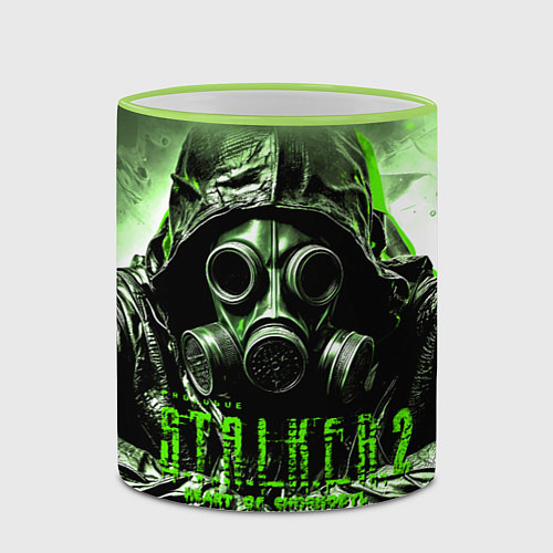 Кружка цветная Stalker II / 3D-Светло-зеленый кант – фото 2
