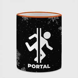 Кружка 3D Снежный Portal, цвет: 3D-оранжевый кант — фото 2