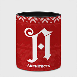 Кружка 3D Новогодний Architects, цвет: 3D-белый + черный — фото 2