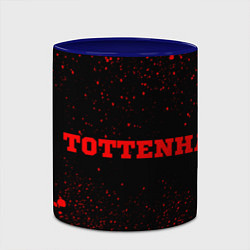 Кружка 3D Tottenham - red gradient по-горизонтали, цвет: 3D-белый + синий — фото 2