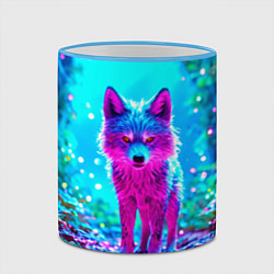Кружка 3D Сказочный волчок, цвет: 3D-небесно-голубой кант — фото 2