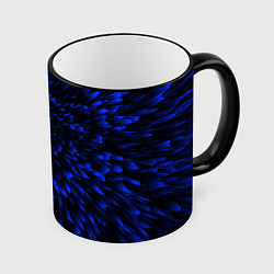 Кружка 3D Tottenham blue energy, цвет: 3D-черный кант