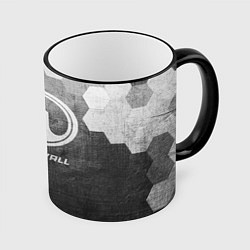 Кружка 3D Great Wall - grey gradient, цвет: 3D-черный кант