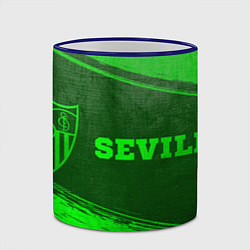 Кружка 3D Sevilla - green gradient по-горизонтали, цвет: 3D-синий кант — фото 2