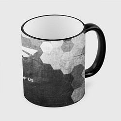 Кружка 3D The Last Of Us - grey gradient, цвет: 3D-черный кант