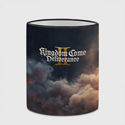 Кружка 3D Kingdom Come Deliverance 2 лого, цвет: 3D-черный кант — фото 2