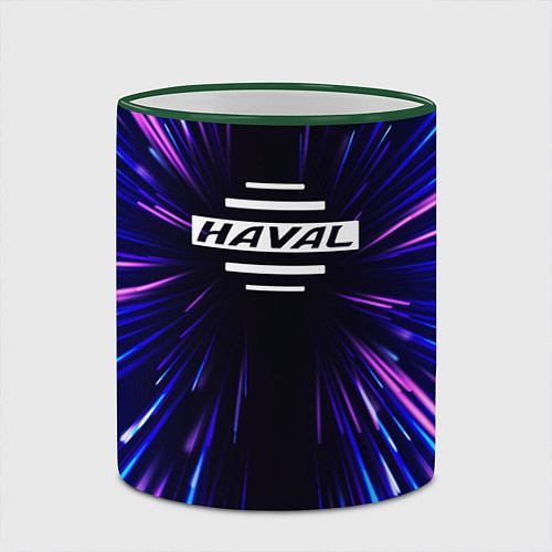 Кружка цветная Haval neon energy / 3D-Зеленый кант – фото 2