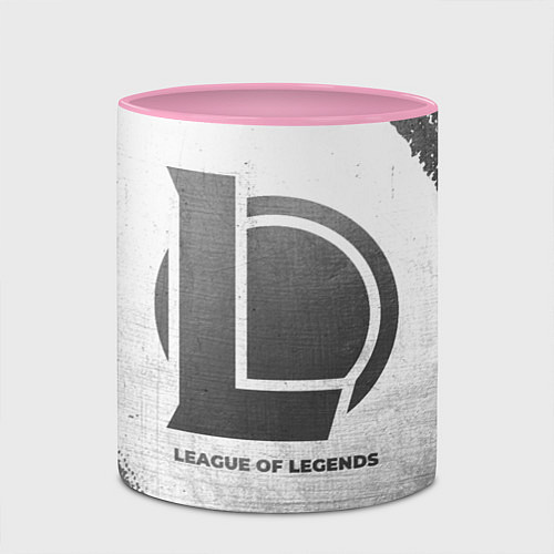 Кружка цветная League of Legends - white gradient / 3D-Белый + розовый – фото 2