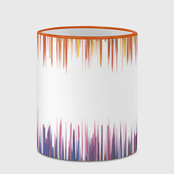 Кружка 3D Бахрома, цвет: 3D-оранжевый кант — фото 2