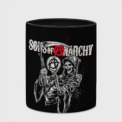 Кружка 3D Sons Of Anarchy - death, цвет: 3D-белый + черный — фото 2