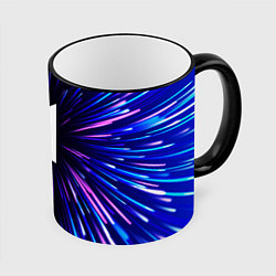 Кружка 3D BTS neon energy, цвет: 3D-черный кант