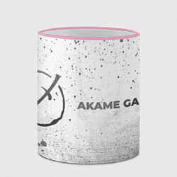 Кружка 3D Akame ga Kill - white gradient по-горизонтали, цвет: 3D-розовый кант — фото 2