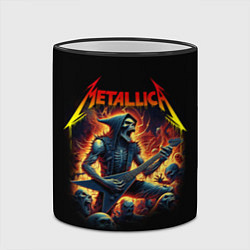 Кружка 3D Metallica - James Alan Hatfield, цвет: 3D-черный кант — фото 2