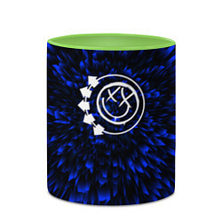 Кружка 3D Blink 182 blue energy, цвет: 3D-белый + светло-зеленый — фото 2