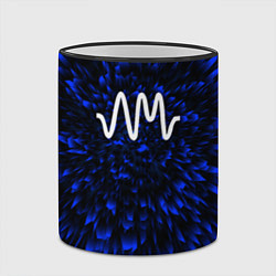 Кружка 3D Arctic Monkeys blue energy, цвет: 3D-черный кант — фото 2