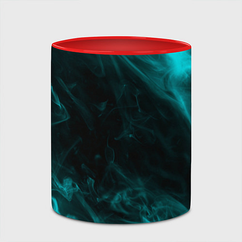Кружка цветная Neon smoke / 3D-Белый + красный – фото 2