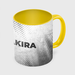 Кружка 3D Akira - white gradient по-горизонтали, цвет: 3D-белый + желтый