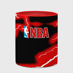 Кружка 3D NBA шторм, цвет: 3D-белый + красный — фото 2