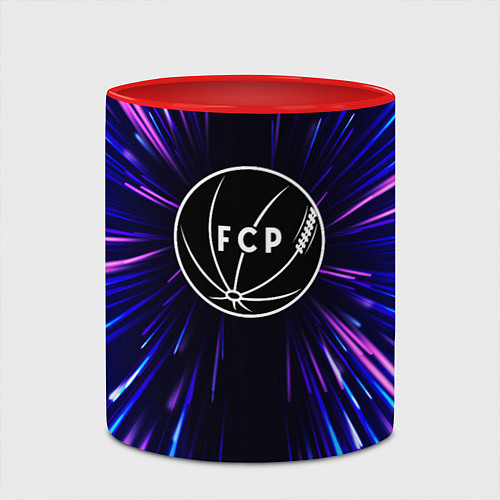 Кружка цветная Porto neon energy / 3D-Белый + красный – фото 2