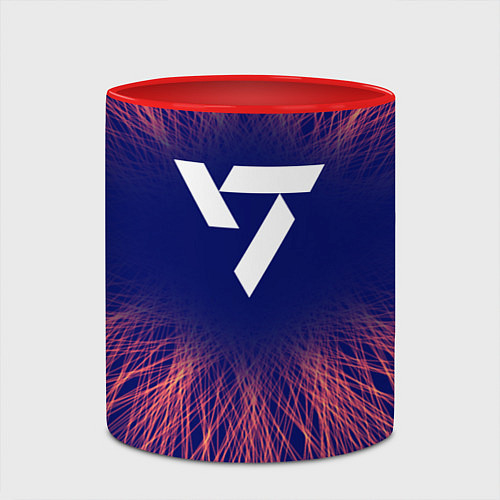 Кружка цветная Seventeen red energy / 3D-Белый + красный – фото 2