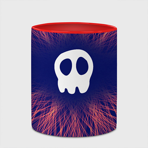 Кружка цветная Babymetal red energy / 3D-Белый + красный – фото 2