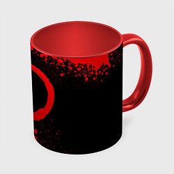 Кружка 3D Demon Slayer - red gradient, цвет: 3D-белый + красный