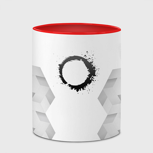 Кружка цветная The Callisto Protocol white poly / 3D-Белый + красный – фото 2