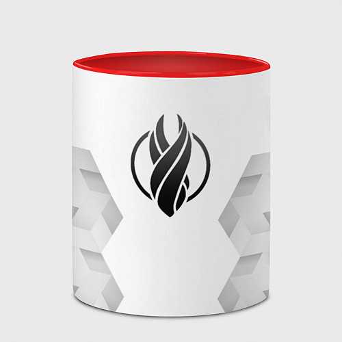 Кружка цветная Dead Space white poly / 3D-Белый + красный – фото 2