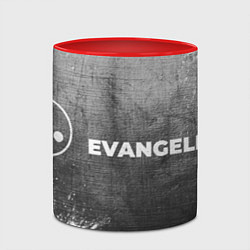 Кружка 3D Evangelion - grey gradient по-горизонтали, цвет: 3D-белый + красный — фото 2
