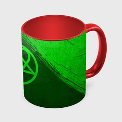 Кружка цветная HIM - green gradient