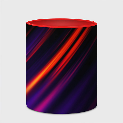 Кружка цветная Multicolored / 3D-Белый + красный – фото 2