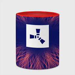 Кружка 3D Rust red energy, цвет: 3D-белый + красный — фото 2