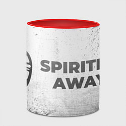 Кружка 3D Spirited Away - white gradient по-горизонтали, цвет: 3D-белый + красный — фото 2