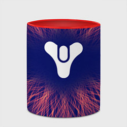 Кружка 3D Destiny red energy, цвет: 3D-белый + красный — фото 2