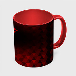 Кружка 3D Need for Speed red poly, цвет: 3D-белый + красный