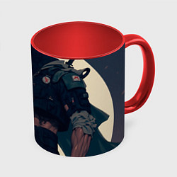 Кружка цветная Человек-волк