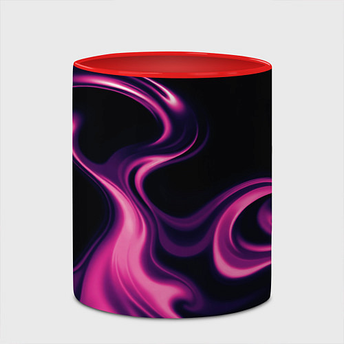 Кружка цветная Color pink smoke / 3D-Белый + красный – фото 2