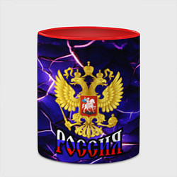 Кружка 3D Триколор - герб России, цвет: 3D-белый + красный — фото 2