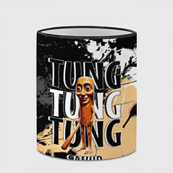 Кружка 3D Тунг тунг тунг сахур итальянские мемы, цвет: 3D-черный кант — фото 2