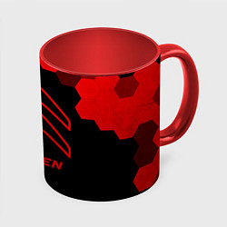 Кружка 3D Citroen - red gradient, цвет: 3D-белый + красный