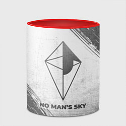 Кружка 3D No Mans Sky - white gradient, цвет: 3D-белый + красный — фото 2