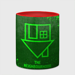 Кружка 3D The Neighbourhood - green gradient, цвет: 3D-белый + красный — фото 2