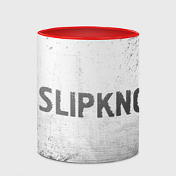 Кружка 3D Slipknot - white gradient по-горизонтали, цвет: 3D-белый + красный — фото 2