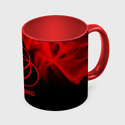Кружка 3D Elden Ring - red gradient, цвет: 3D-белый + красный